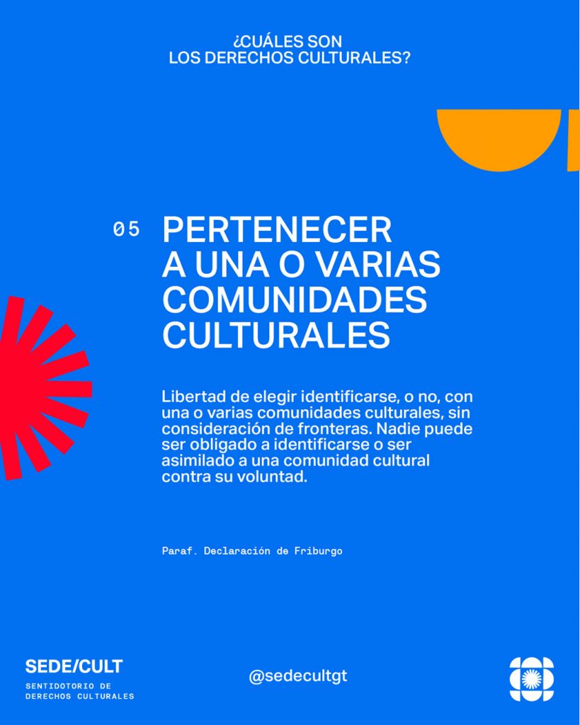 Cuáles son los Derechos Culturales SEDE CULT Sentidotorio de