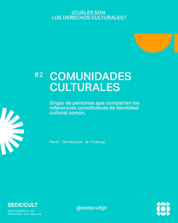 Cuáles son los Derechos Culturales SEDE CULT Sentidotorio de